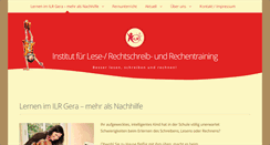 Desktop Screenshot of ilr-gera.de